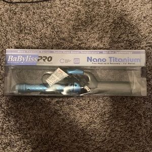 BaBylissPRO Nano Titanium Spring Curling Iron 1.5”
